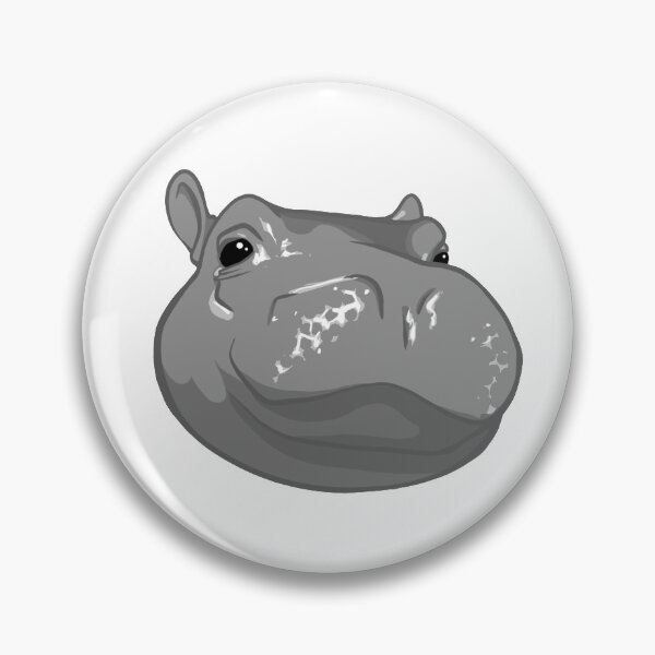 Item preview, Hippo | Fiona | Cincinnati Zoo (white) designed and sold by hwestart.