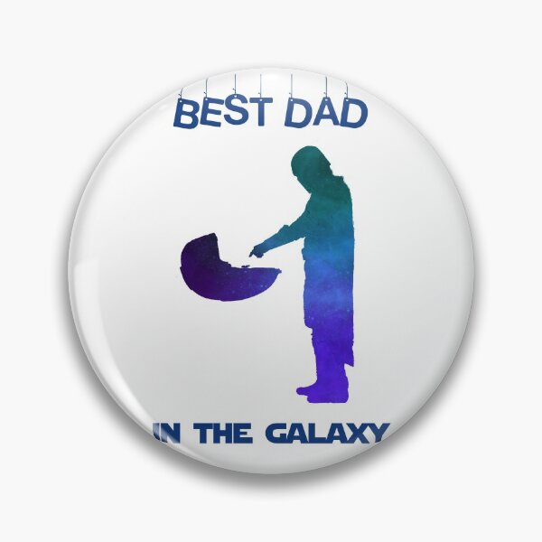 Item preview, MANDO Best Dad In The Galaxy Nebula Baby Present designed and sold by Rocket Fox.