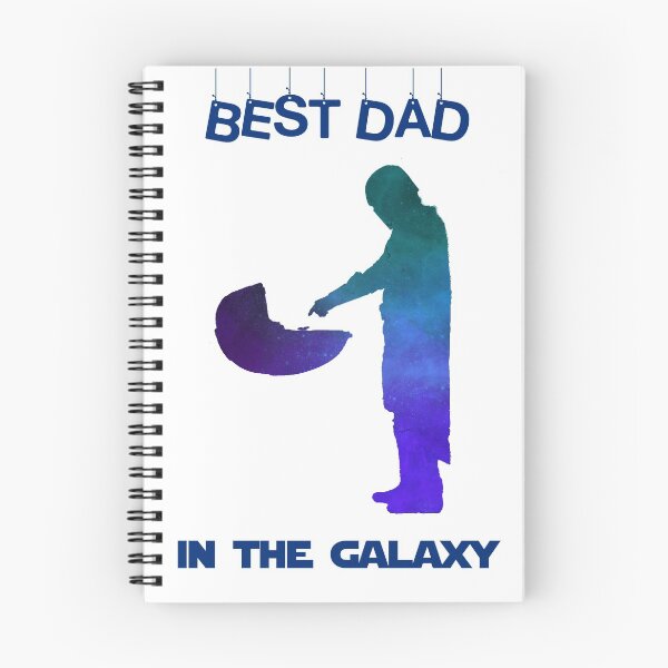Item preview, MANDO Best Dad In The Galaxy Nebula Baby Present designed and sold by Rocket Fox.