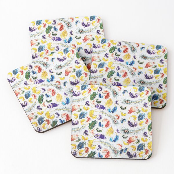 Item preview, COLORFUL FEATHERS Florentine Pattern designed and sold by BulganLumini.