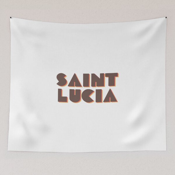 Item preview, Saint Lucia! designed and sold by DoodleDashCollective.