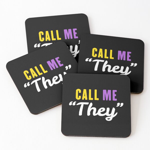 Item preview, Call Me They - Non Binary designed and sold by Maria Garcia.
