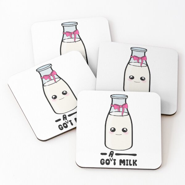 Item preview, Kawaii Goat Milk Bottle designed and sold by potatoegoat.