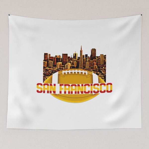Item preview, San Francisco Skyline Red Gold  designed and sold by B1GSportswear.