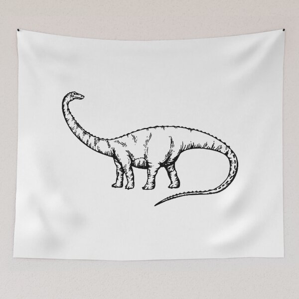Item preview, Diplodocus dinosaur drawing designed and sold by WilliamPaterson.