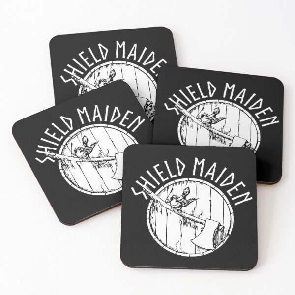 Item preview, Shield maiden, shield and axe feminist fight designed and sold by Flow-Store.