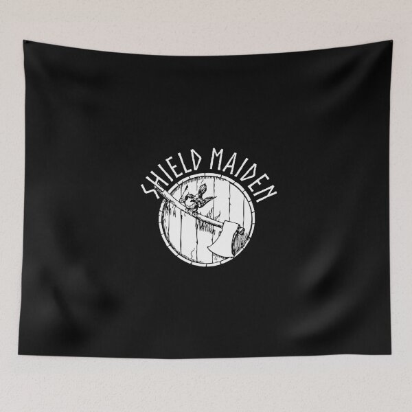 Item preview, Shield maiden, shield and axe feminist fight designed and sold by Flow-Store.