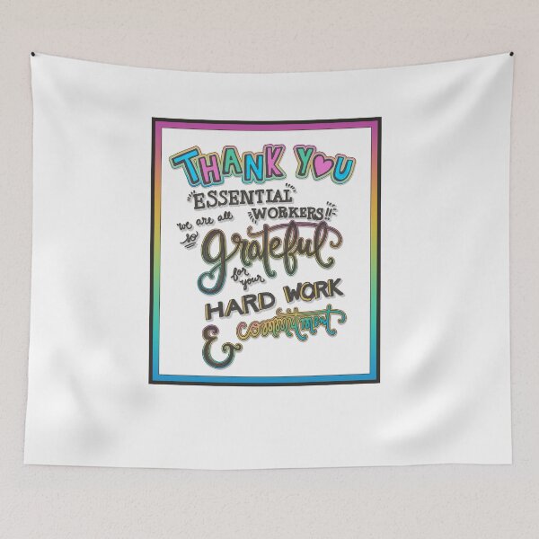 Item preview, Thank You Essential Workers! designed and sold by HugsAndDisses.