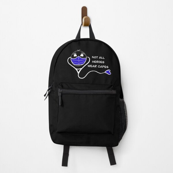 Item preview, Not all heroes wear capes male nurse or doctor designed and sold by Cute Designs Shop.