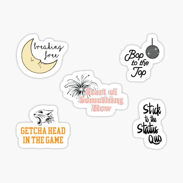 High School Musical sticker pack Sticker
