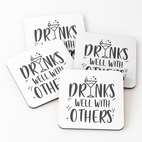 Item preview, Drinks Well With Others Wine Drinker Alcohol Gift designed and sold by haselshirt.
