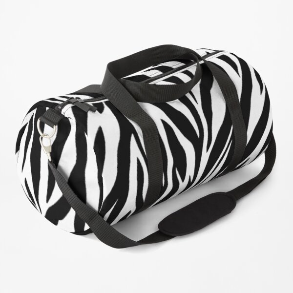 Zebra Pattern Duffle Bag
