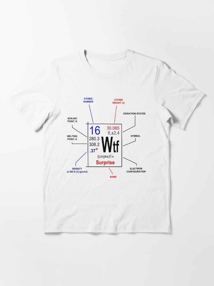 wtf element of surprise shirt