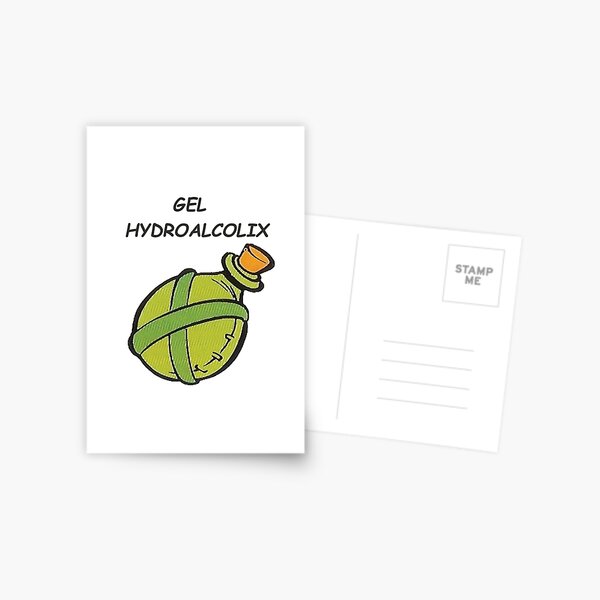 Hydroalcolix gel Postcard