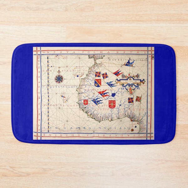 Item preview, Portuguese Nautical Chart - Fernão Vaz Dourado designed and sold by NewNomads.