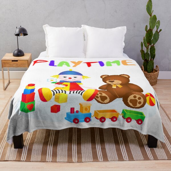 Item preview, Playtime fun clown and teddy bear design designed and sold by luvvvvvit.