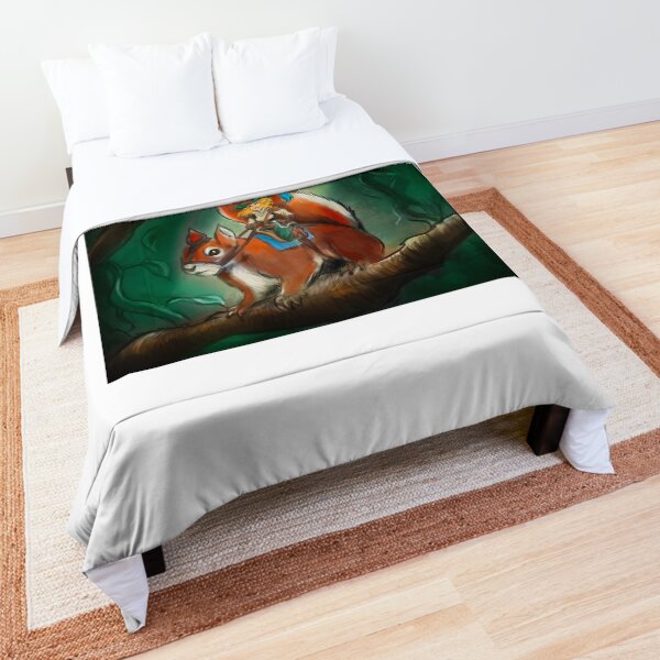 Squirrel Rider Comforter