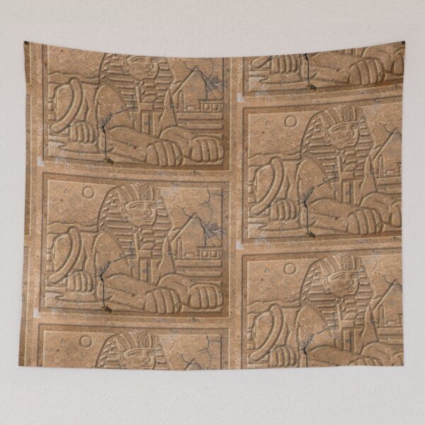 Item preview, Egyptian Sphynx - Cat - Sandstone Carving designed and sold by impetum.