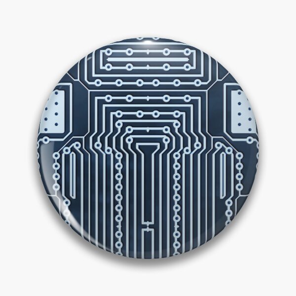 Item preview, Blue Geek Motherboard Circuit Pattern designed and sold by livianasgifts.