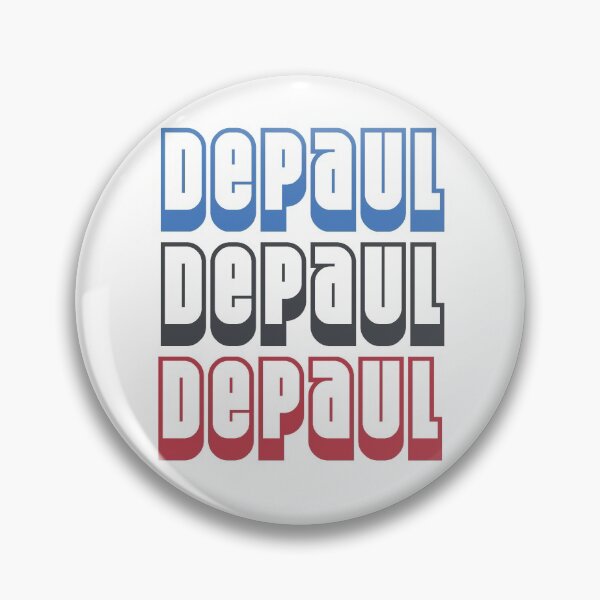 Item preview, DePaul Retro Stacked Typography designed and sold by Nina Blair.