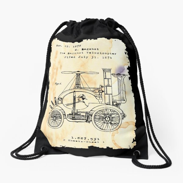 Aperçu de l'œuvre Le Velocicopter Bagshot créée et vendue par SquareDog.