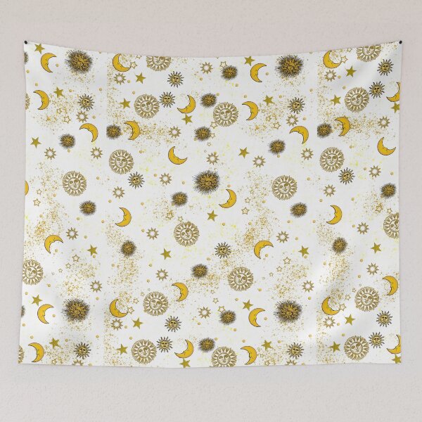 Item preview, Vintage Sun, Moon, and Stars Graphic! designed and sold by ArtsyHart.