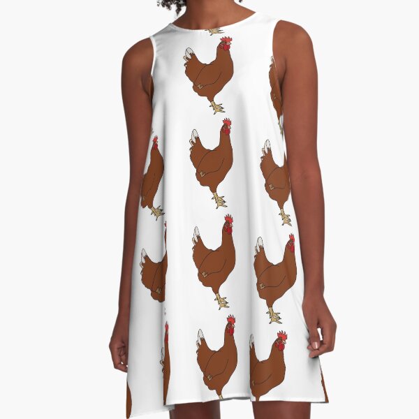 Vista previa del artículo con la obra «Pollo», diseñado y vendido por alohadesigns.