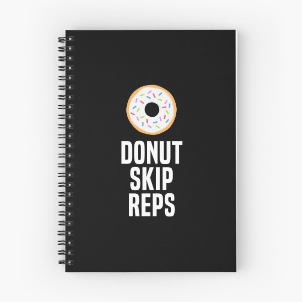 Item preview, Donut Skip Reps Funny Novelty Workout Shirt designed and sold by 14thFloor.