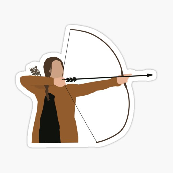 KATNISS EVERDEEN Hunger Games Sticker
