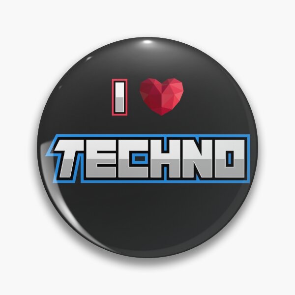 Item preview, I love techno designed and sold by Gezwompl.
