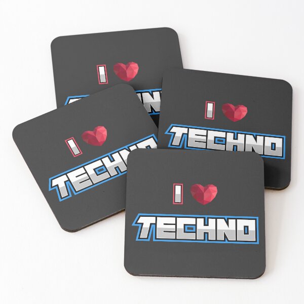 Item preview, I love techno designed and sold by Gezwompl.