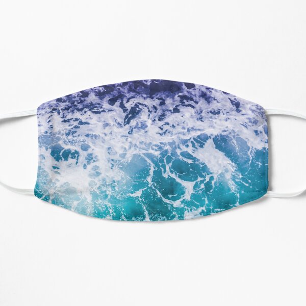 Blue Ocean Waves Mask