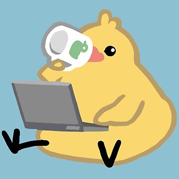 Artwork thumbnail, Laptop Coffee Birdblob by Sabtastic