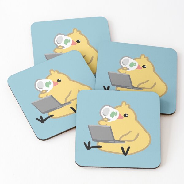 Item preview, Laptop Coffee Birdblob designed and sold by Sabtastic.