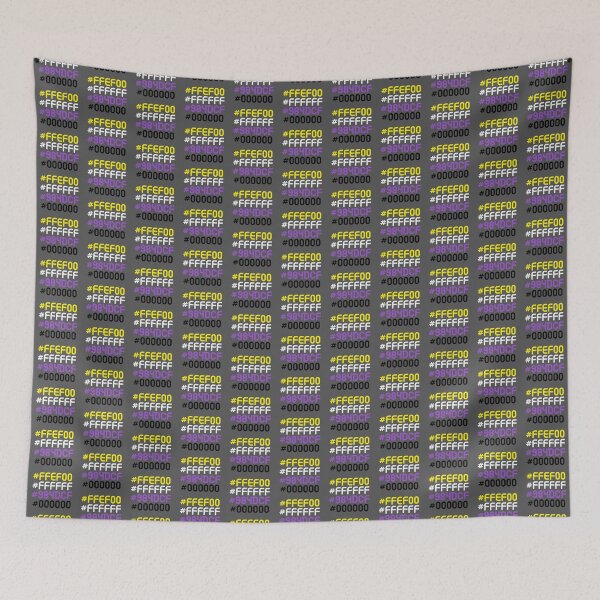 Item preview, Nonbinary Hex Code Flag designed and sold by SpookyWoosh.