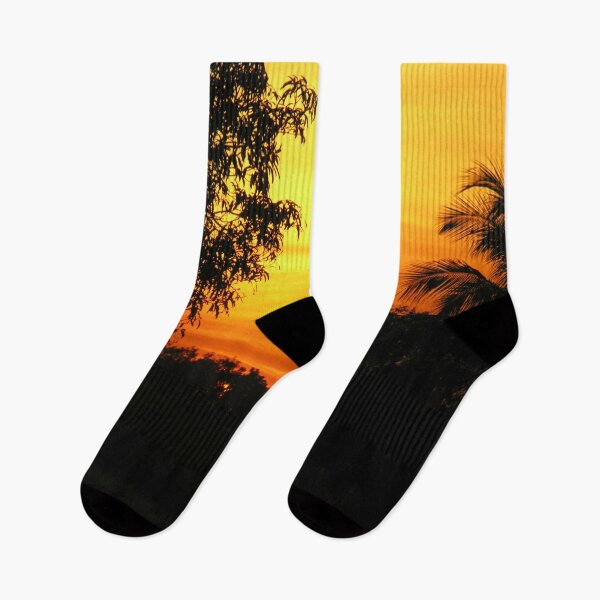 Item preview, Sunset Nightfall Tropical Jungle Silhouette Trees 1 designed and sold by worldways.