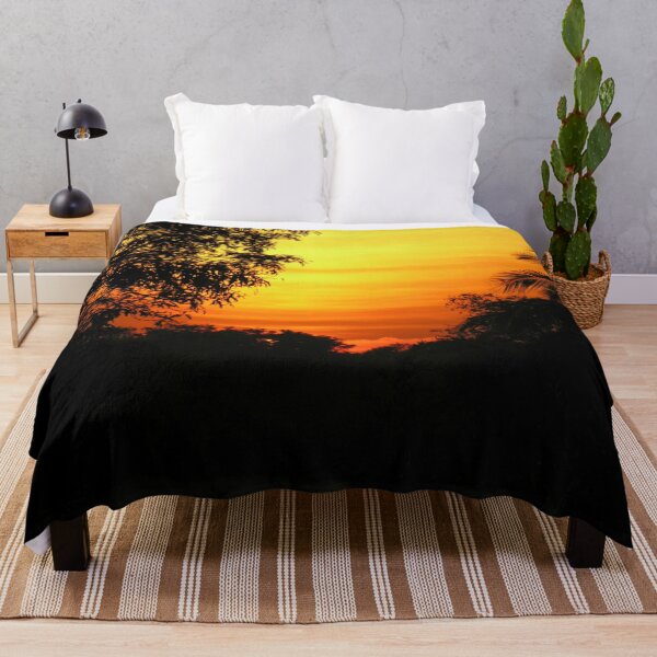 Item preview, Sunset Nightfall Tropical Jungle Silhouette Trees 1 designed and sold by worldways.