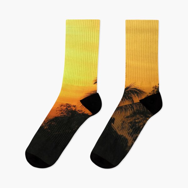 Item preview, Sunset Nightfall Tropical Jungle Silhouette Trees 2 designed and sold by worldways.