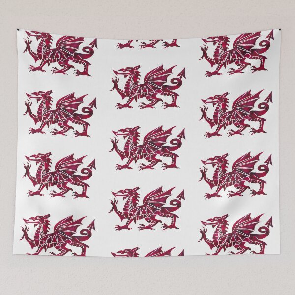 Item preview, Welsh Dragon Red Dragon Wales Cymru Cymraeg Draig Coch designed and sold by Artbyjljones.