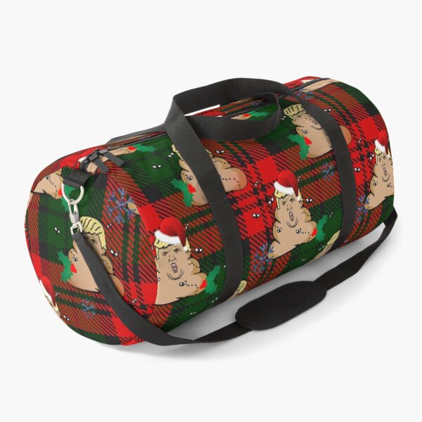 Item preview, christmas dump trump santa claus hat plaid designed and sold by Gossip Rag.