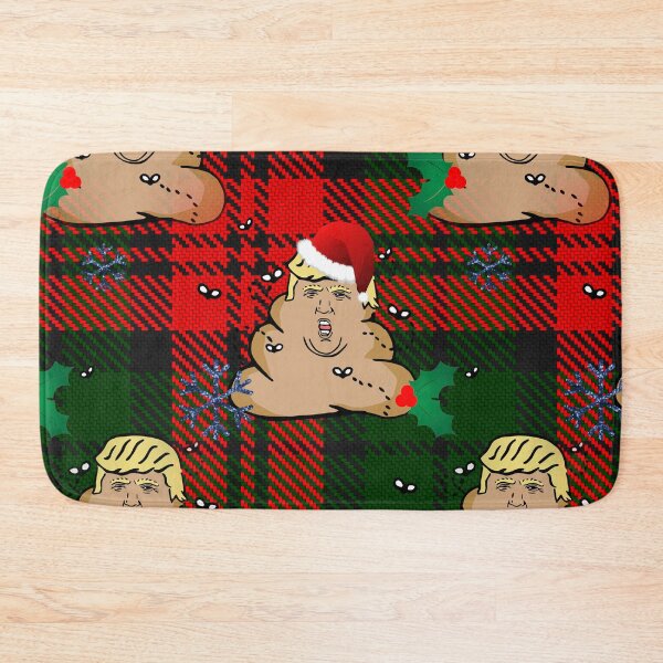 Item preview, christmas dump trump santa claus hat plaid designed and sold by Gossip Rag.