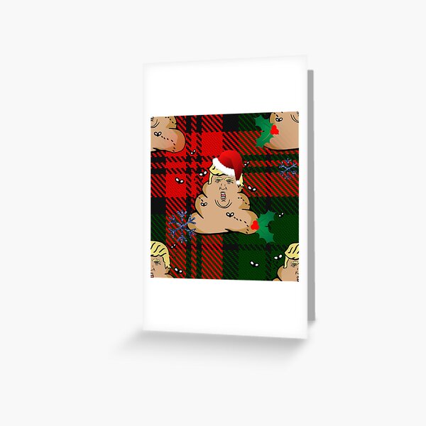 christmas dump trump Greeting Card