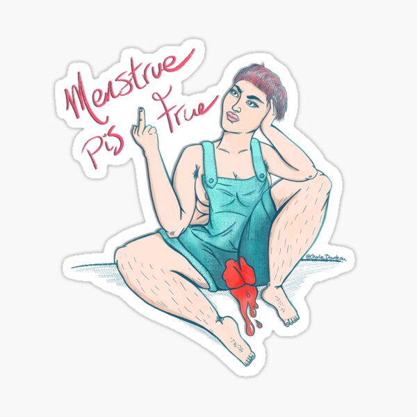 Menstrue pis frue Sticker
