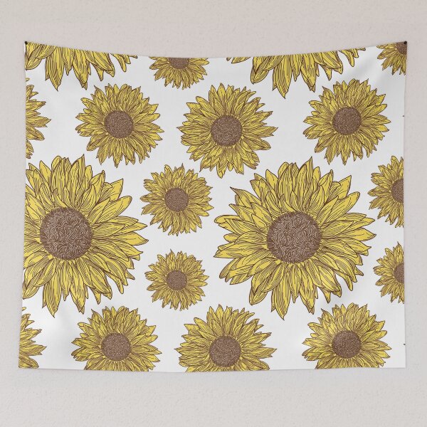 Item preview, Daisy Sunflower Hippy Floral Pattern designed and sold by JustLivinLife.