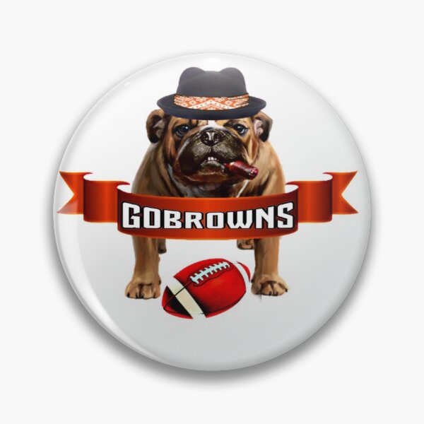 Item preview, GO BROWNS Smoking Dawg Design designed and sold by B1GSportswear.