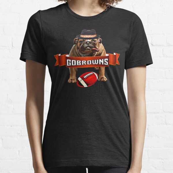GO BROWNS Smoking Dawg Design Essential T-Shirt