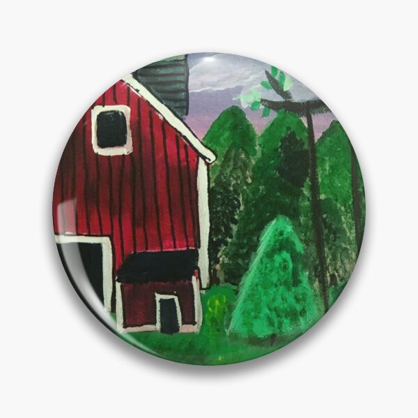 Item preview, Barn with Tire Swing designed and sold by ArtbyAlexis2020.