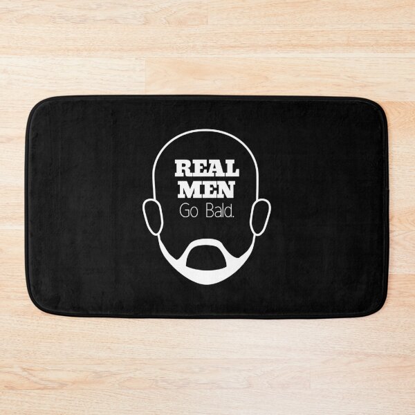 Item preview, Real Men Go Bald Art | Funny Shaven Heads Design Gift designed and sold by jozefds.