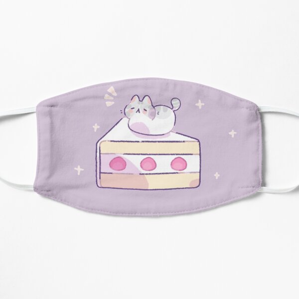 Cat with cake Mask