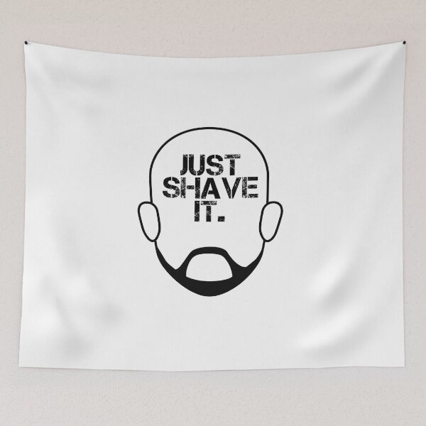 Item preview, just shave it Art | Funny Shaven Heads Design Gift designed and sold by jozefds.